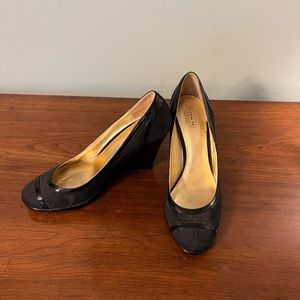 Coach Wedge Pumps